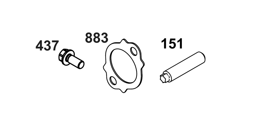 Exhaust Group Diagram and Parts List for 61G877-0016-J1  Briggs and Stratton Engine